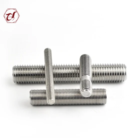 Stainless Steel SS304 or SS316 Thread Rods A2 A4 DIN975 M2-M52 Stud Bolt Threaded Rod Threaded Bar Rod Tie Rod Drill Rod